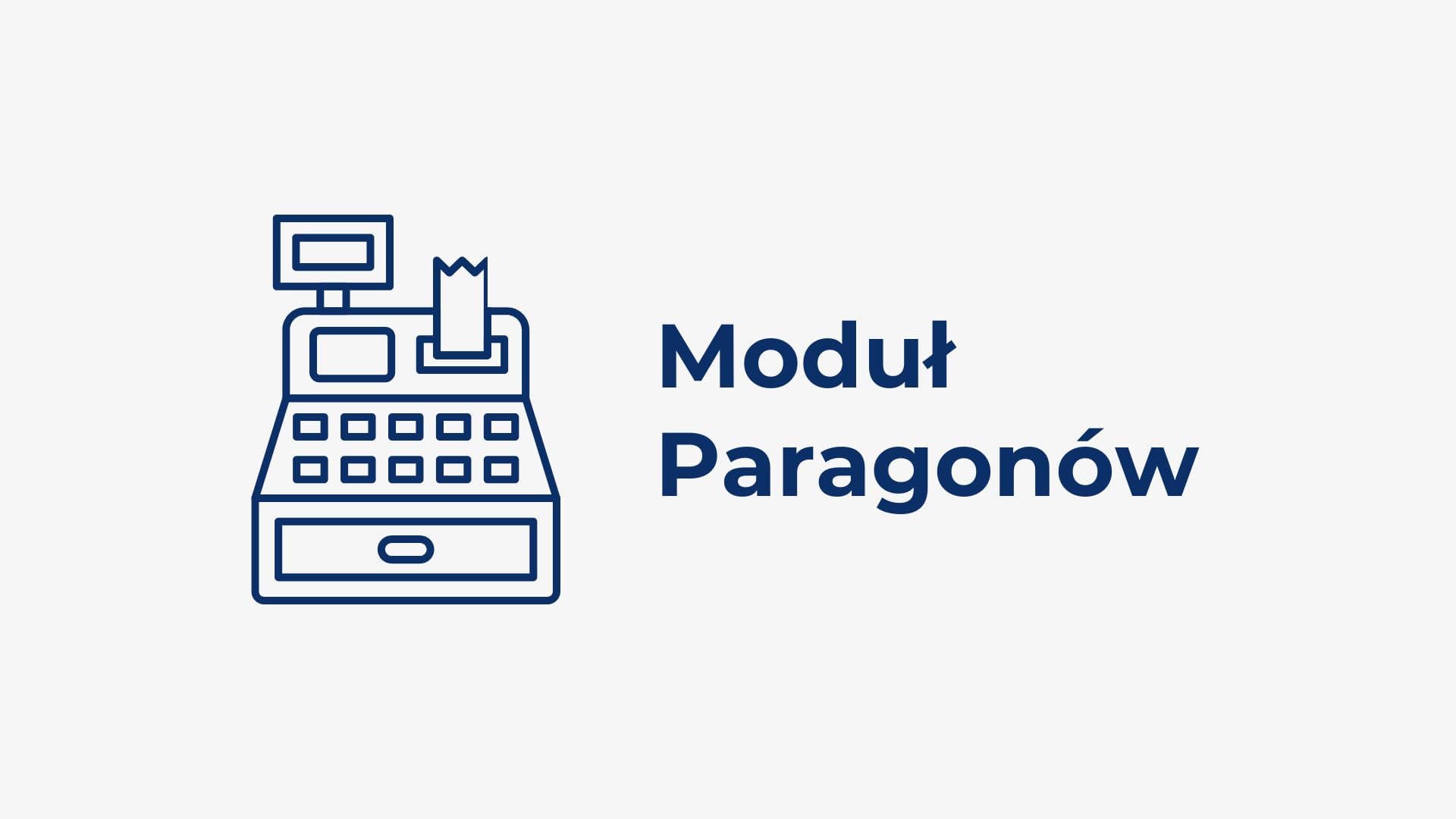Moduł paragonów